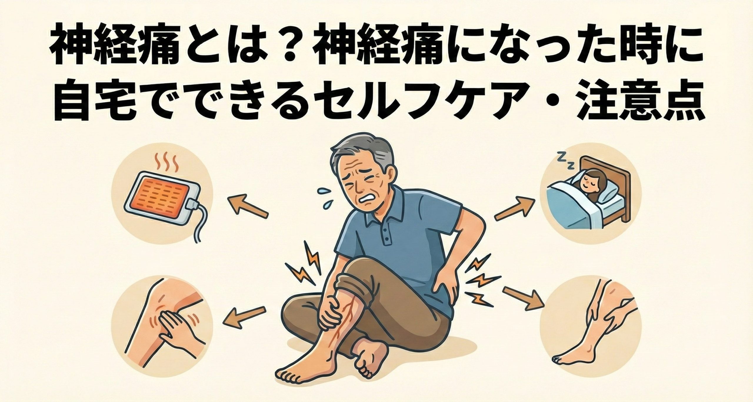 神経痛とは？神経痛になった時に自宅でできるセルフケア・注意点