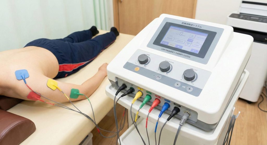 整骨院や接骨院で使用される業務用の大型低周波治療器