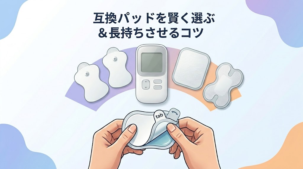オムロン低周波治療器の互換パッドを賢く選ぶ＆長持ちさせるコツ