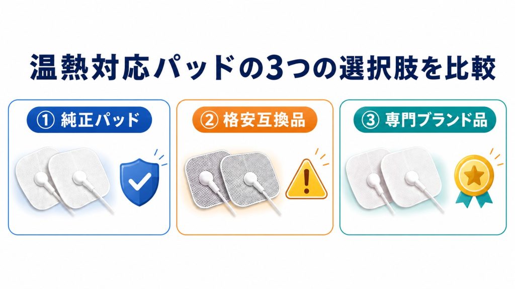 純正パッド・格安互換品・専門ブランド品を比較した画像